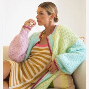 VRG GRL City of Monet Knit Cardigan